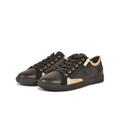 Pataugas JESTER/MIX F4I NOIR/DORÉ -Boutique Pop Pataugas 628254 BASKET FEMME JESTER MIX F4H NOIR DORE 5 85ac9123 6bed 4796 86f8 a699064089d6