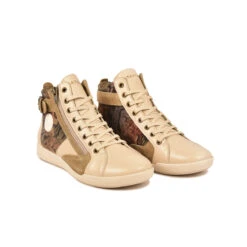 Pataugas PALME/CRI F4H BEIGE -Boutique Pop Pataugas 628269 150 BASKET HAUTE FEMME PALME CRI F4H BEIGE 4