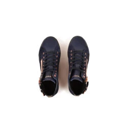 Pataugas PALME/MIX F4H MARINE/ROSE -Boutique Pop Pataugas 628270 922 BASKET FEMME PALME MIX F4H MARINE ROSE 6