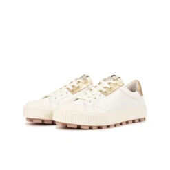 Pataugas ARAN/M F2H BLANC/DORÉ -Boutique Pop Pataugas BASKET FEMME ARAN M F2H BLANC DORE 5