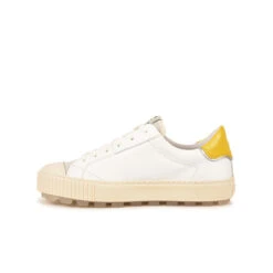 Pataugas ARAN/MIX F2H BLANC/JAUNE 13 Pataugas ARAN/MIX F2H BLANC/JAUNE -Boutique Pop Pataugas BASKET FEMME ARAN MIX F2H BLANC JAUNE 3