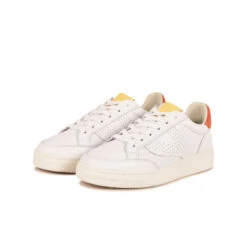 Pataugas BASALT/N F2H BLANC/CORAIL -Boutique Pop Pataugas BASKET FEMME BASALT N F2I BLANC CORAIL 628053 936 5