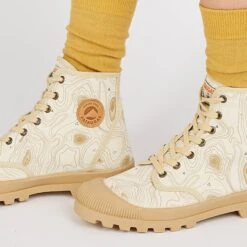 Pataugas AUTHENTIQUE M/TOPO F2I BEIGE -Boutique Pop Pataugas BOOTS FEMME OG M TOPO F2I BEIGE 628340 150 Porte 2