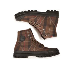 Pataugas AUTHENTIQUE MADE IN FRANCE F4G Tartan Marron -Boutique Pop Pataugas BOOTS HOMME AUTHENTIQUE W H4G TARTAN MARRON 6
