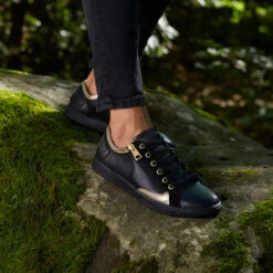 Pataugas JESTER/MIX F4H NOIR/DORÉ -Boutique Pop Pataugas F Jester MIX Noir Dore